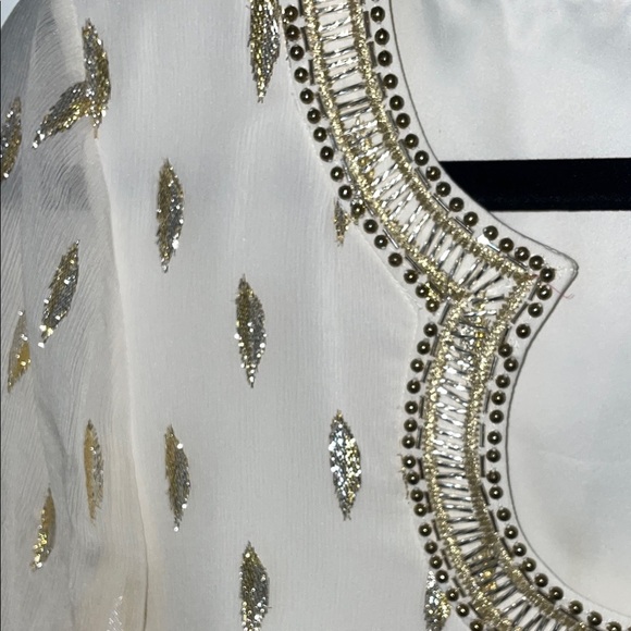 Lilly Pulitzer White and Gold Dress - Picture 5 of 14